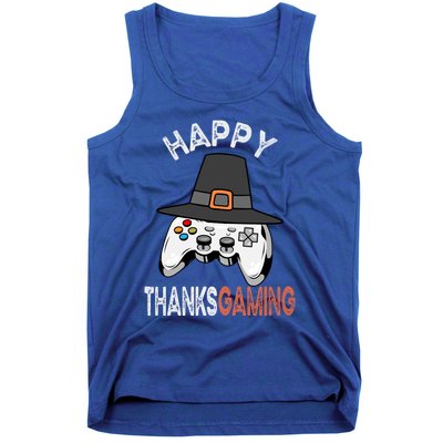 Happy Thanksgaming Cute Video Game Controller Thanksgiving Gift Tank Top