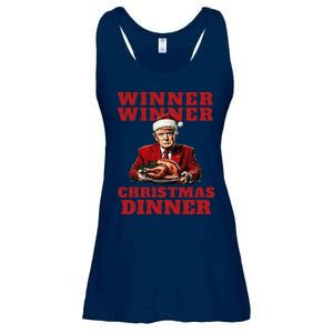 Humorous Trump Christmas Winner Winner Christmas Dinner Ladies Essential Flowy Tank