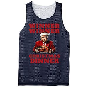 Humorous Trump Christmas Winner Winner Christmas Dinner Mesh Reversible Basketball Jersey Tank