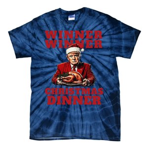 Humorous Trump Christmas Winner Winner Christmas Dinner Tie-Dye T-Shirt