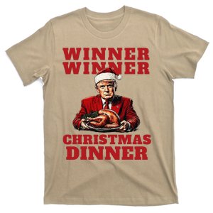 Humorous Trump Christmas Winner Winner Christmas Dinner T-Shirt