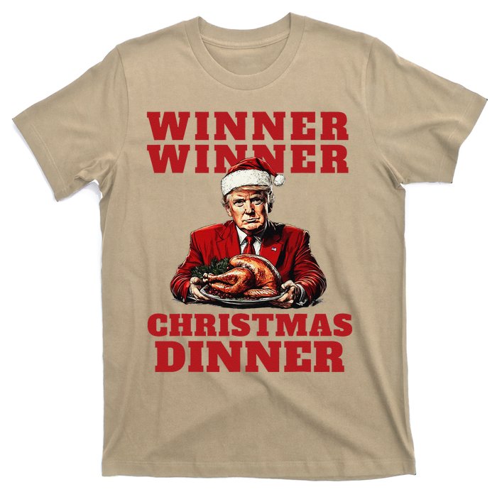 Humorous Trump Christmas Winner Winner Christmas Dinner T-Shirt