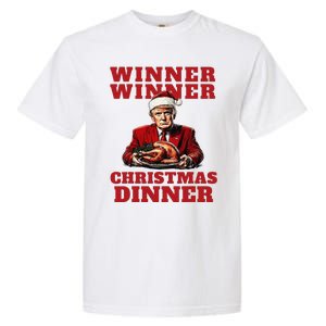 Humorous Trump Christmas Winner Winner Christmas Dinner Garment-Dyed Heavyweight T-Shirt