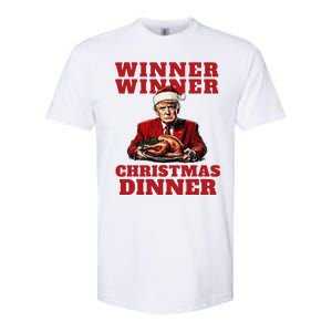 Humorous Trump Christmas Winner Winner Christmas Dinner Softstyle CVC T-Shirt