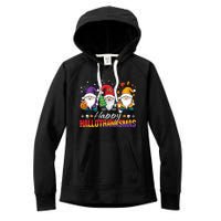 Halloween Thanksgiving Christmas Happy Hallothanksmas Funny Women's Fleece Hoodie