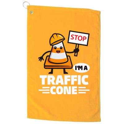 Halloween Traffic Cone Costume IM A Traffic Cone Platinum Collection Golf Towel