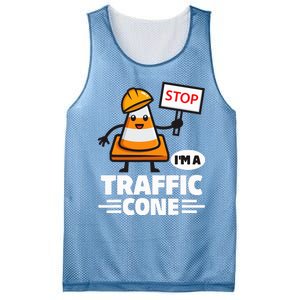 Halloween Traffic Cone Costume IM A Traffic Cone Mesh Reversible Basketball Jersey Tank