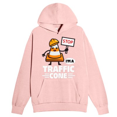 Halloween Traffic Cone Costume IM A Traffic Cone Urban Pullover Hoodie