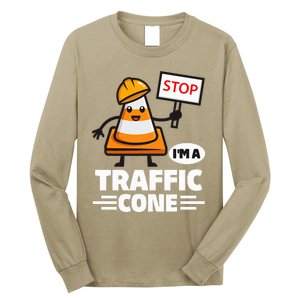 Halloween Traffic Cone Costume IM A Traffic Cone Long Sleeve Shirt