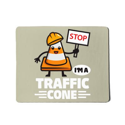 Halloween Traffic Cone Costume IM A Traffic Cone Mousepad