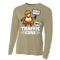 Halloween Traffic Cone Costume IM A Traffic Cone Cooling Performance Long Sleeve Crew