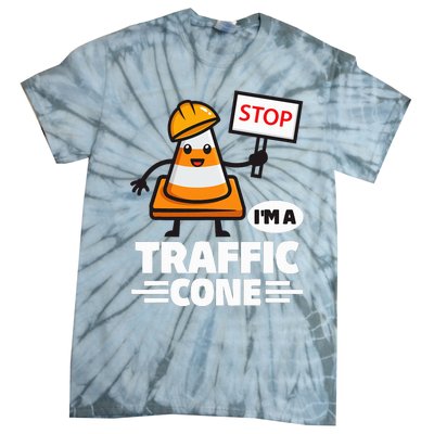 Halloween Traffic Cone Costume IM A Traffic Cone Tie-Dye T-Shirt