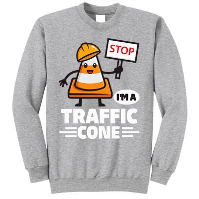 Halloween Traffic Cone Costume IM A Traffic Cone Sweatshirt