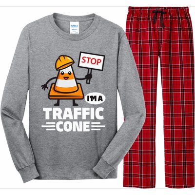 Halloween Traffic Cone Costume IM A Traffic Cone Long Sleeve Pajama Set