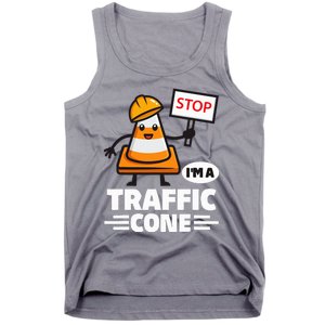 Halloween Traffic Cone Costume IM A Traffic Cone Tank Top