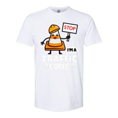 Halloween Traffic Cone Costume IM A Traffic Cone Softstyle® CVC T-Shirt