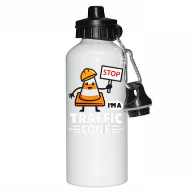 Halloween Traffic Cone Costume IM A Traffic Cone Aluminum Water Bottle