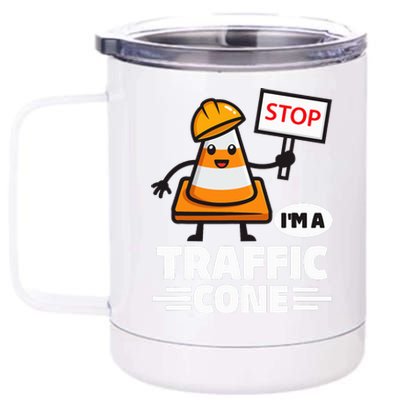 Halloween Traffic Cone Costume IM A Traffic Cone 12 oz Stainless Steel Tumbler Cup