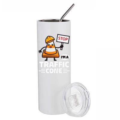 Halloween Traffic Cone Costume IM A Traffic Cone Stainless Steel Tumbler