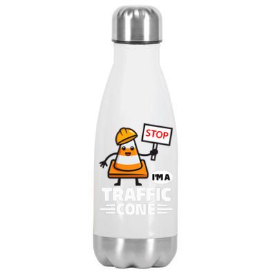 Halloween Traffic Cone Costume IM A Traffic Cone Stainless Steel Insulated Water Bottle