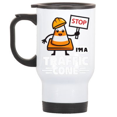 Halloween Traffic Cone Costume IM A Traffic Cone Stainless Steel Travel Mug