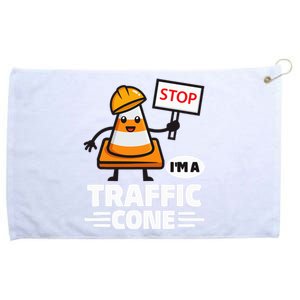 Halloween Traffic Cone Costume IM A Traffic Cone Grommeted Golf Towel