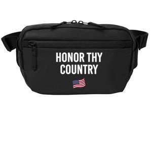 Honor Thy Country American Independence Usa Freedom Great Gift Crossbody Pack