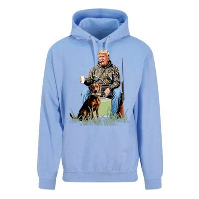 Hunting Trump Camouflage Funny Duck Hunting Season Maga Unisex Surf Hoodie