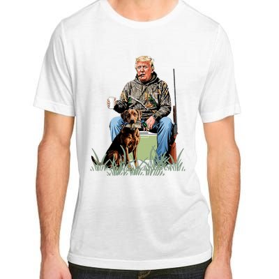 Hunting Trump Camouflage Funny Duck Hunting Season Maga Adult ChromaSoft Performance T-Shirt