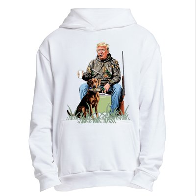 Hunting Trump Camouflage Funny Duck Hunting Season Maga Urban Pullover Hoodie