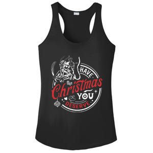 Have The Christmas You Deserve Krampus Christmas Horror Ladies PosiCharge Competitor Racerback Tank