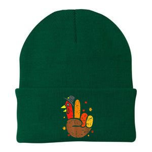 Happy Thanksgiving Cockatiel Turkey Pickup Truck Pumpkins  Knit Cap Winter Beanie