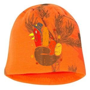 Happy Thanksgiving Cockatiel Turkey Pickup Truck Pumpkins  Kati - Camo Knit Beanie