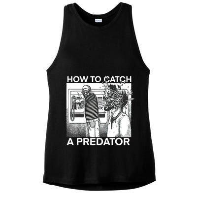 How To Catch A Predator Ladies PosiCharge Tri-Blend Wicking Tank