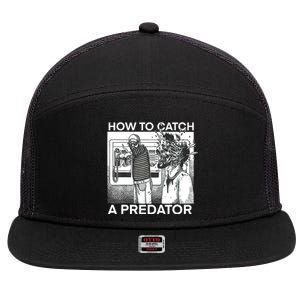 How To Catch A Predator 7 Panel Mesh Trucker Snapback Hat