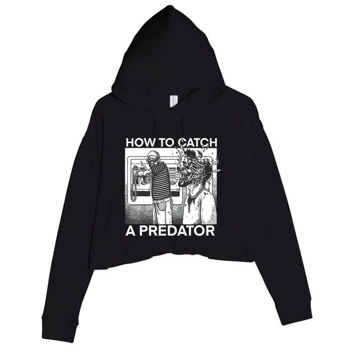 How To Catch A Predator Crop Fleece Hoodie