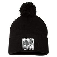 How To Catch A Predator Pom Pom 12in Knit Beanie