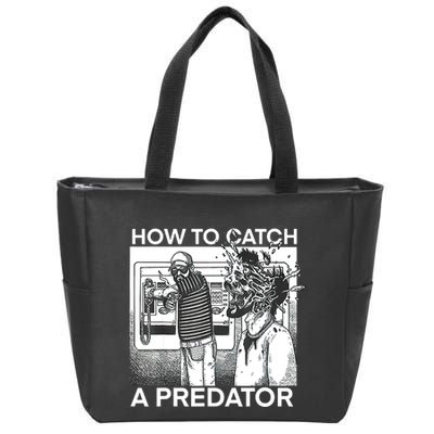 How To Catch A Predator Zip Tote Bag