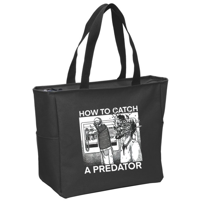 How To Catch A Predator Zip Tote Bag