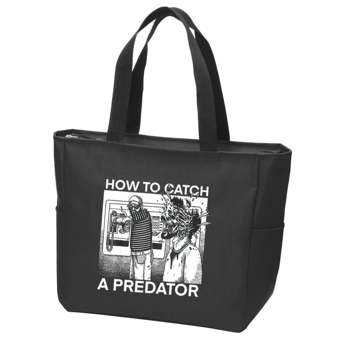How To Catch A Predator Zip Tote Bag