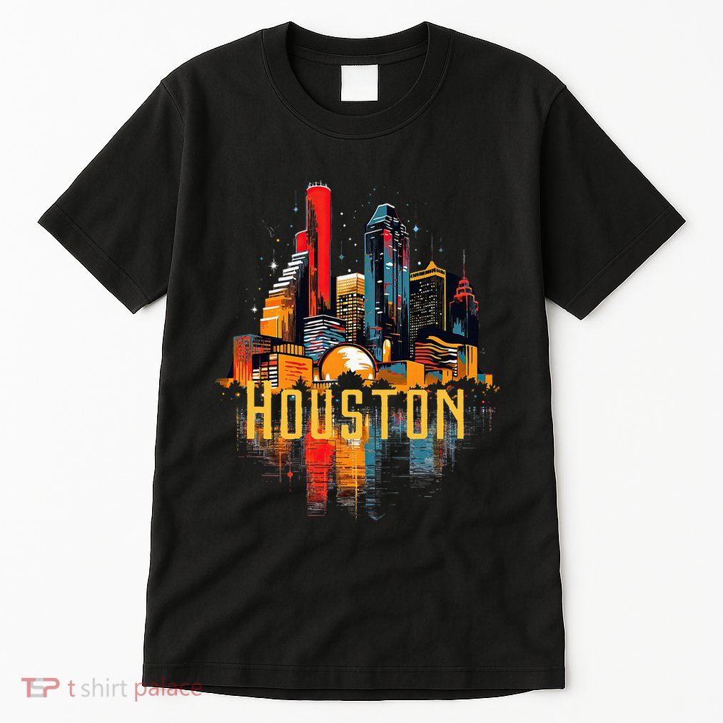 Houston Texas City Downtown Skyline Texas Hou Tall T-Shirt