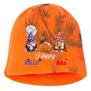 Halloween Thanksgiving Christmas Happy HalloThanksMas Gnomes Kati - Camo Knit Beanie