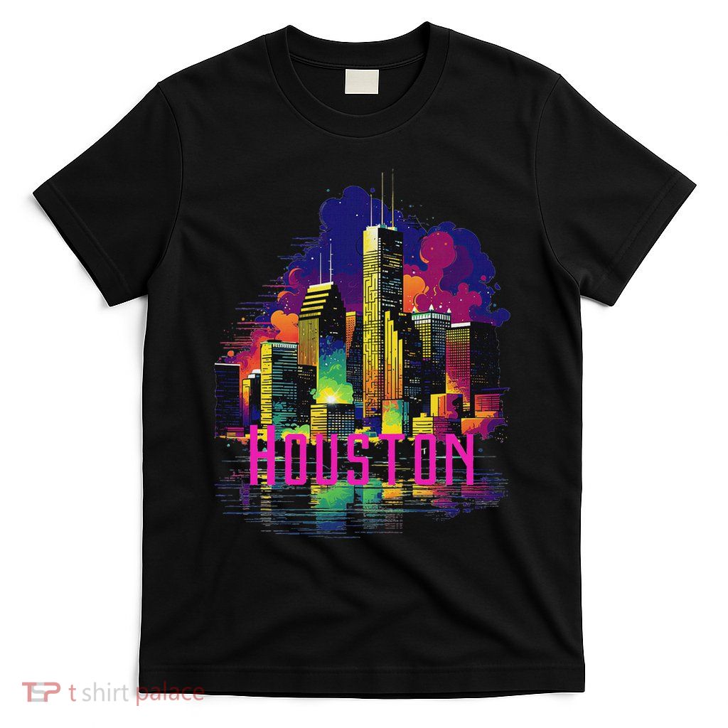 Houston Texas City Downtown Skyline Texas Hou T-Shirt