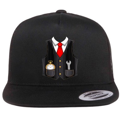 Halloween Train Conductor Costume Flatbill Hat