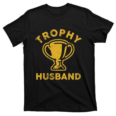 Husband Trophy Cup Vintage Retro Design Father's Day Gift T-Shirt