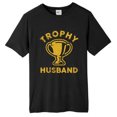 Husband Trophy Cup Vintage Retro Design Father's Day Gift Tall Fusion ChromaSoft Performance T-Shirt