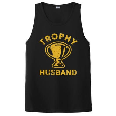 Husband Trophy Cup Vintage Retro Design Father's Day Gift PosiCharge Competitor Tank