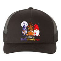 Halloween Thanksgiving Christmas Happy Hallothanksmas Gnomes Yupoong Adult 5-Panel Trucker Hat