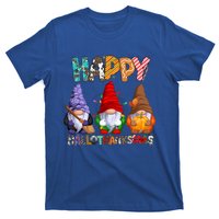 Halloween Thanksgiving Christmas Happy Hallothanksmas Gnomes Gift T-Shirt