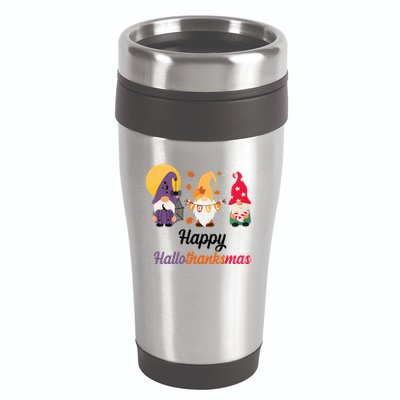 Halloween Thanksgiving Christmas Holiday Gnomes 16oz Travel Tumbler